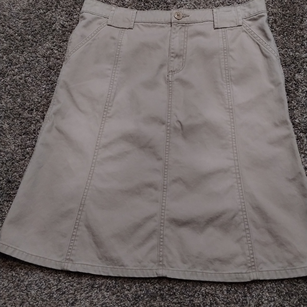 American Eagle Outfitters Gray Midi Skirt